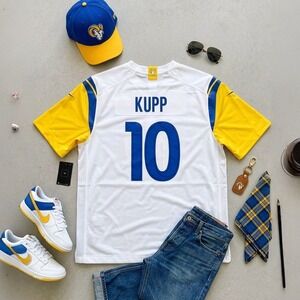 Nike Los Angeles Rams Cooper Kupp #10 White Alternate Game Jersey Mens XL NWT